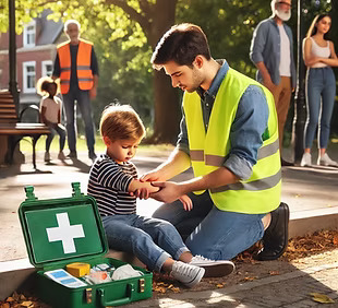 DALL·E 2025-03-17 14_57_46 - A pediatric first aid scene in a public space_ A trained firs